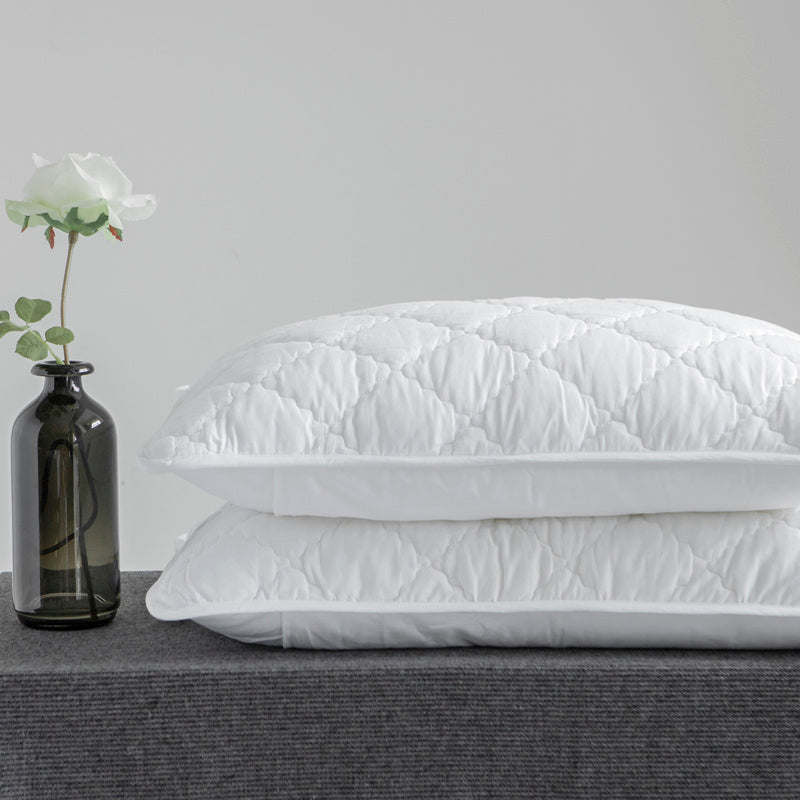 Pillow Protective Cover Pure Cotton Quilted Pillow Case Pillow Core B 48X74CM