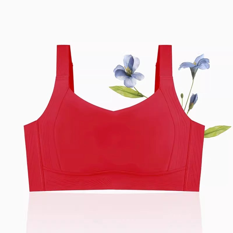Anti-sagging Wireless Seamless Underwear For Women Red