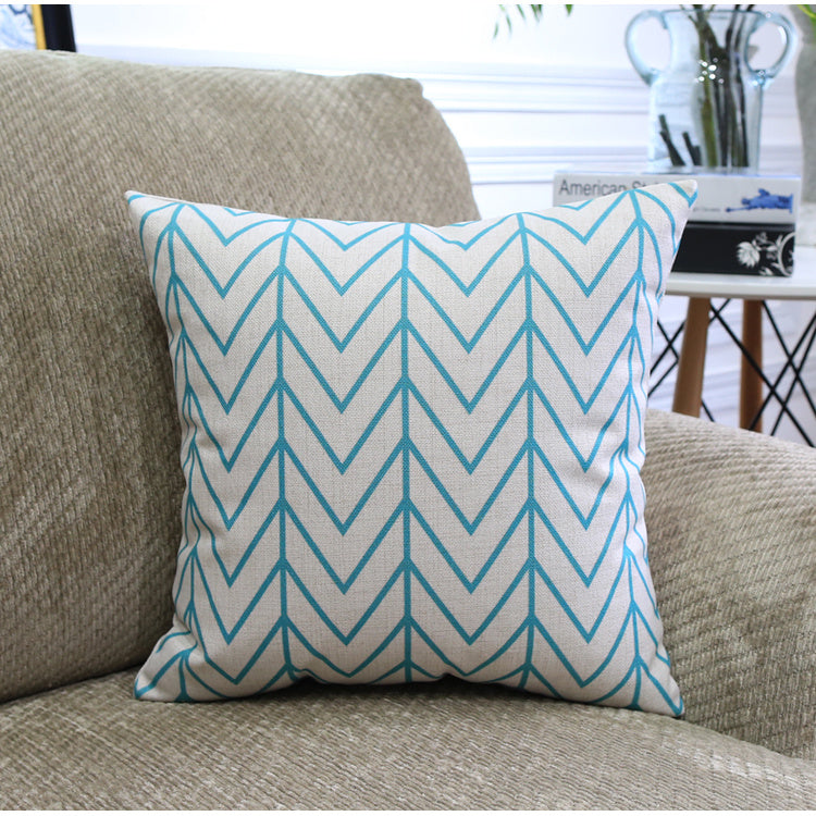 Nordic Color Geometric Throw Pillows Q4672 45x45cm