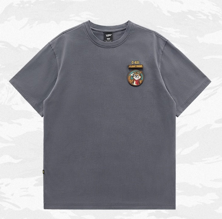 Embroidered Short Sleeve T Shirt For Men