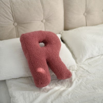 26 English Letters Pillow Sofa Cushion Shooting Props R About 38x30cm