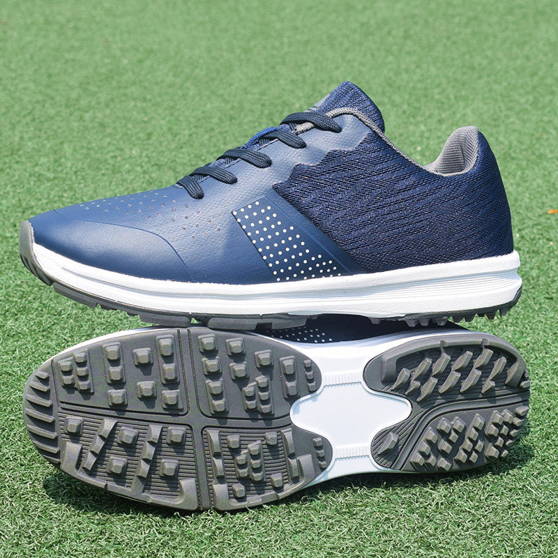 Golf Shoes Waterproof Non-slip Golf Training Shoes Blue