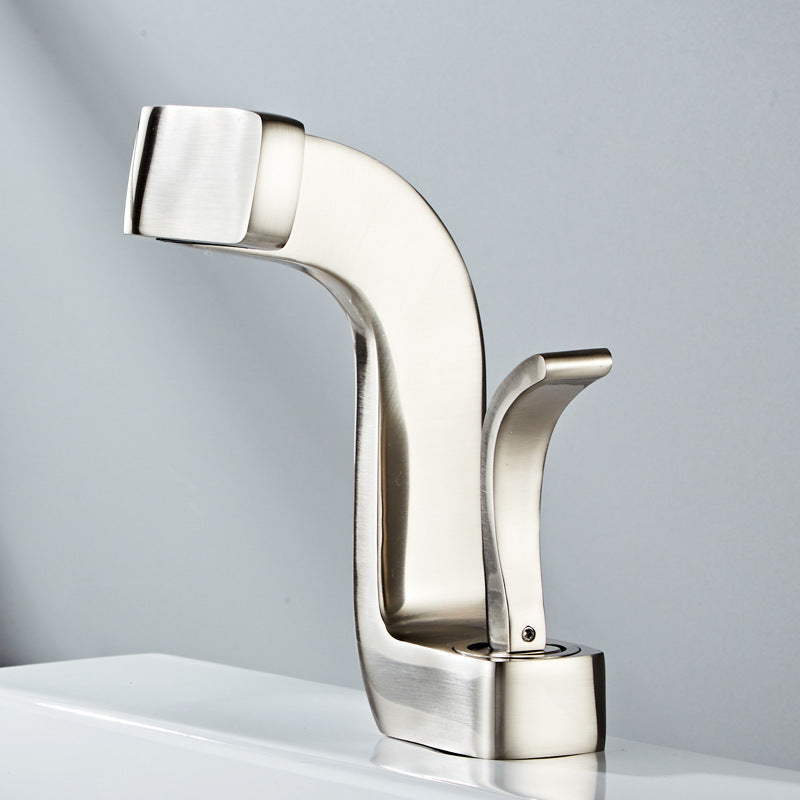 Bathroom Bathroom Vanity Vanity Sink Faucet Brushed color