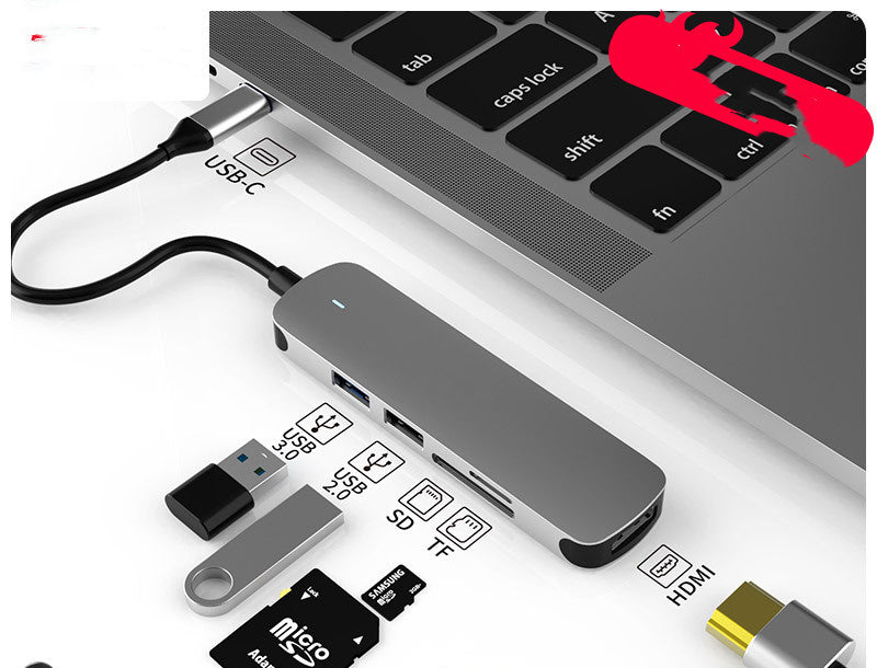 Hub Multi-function Hub HDMI Docking Station Notebook Converter 5in1