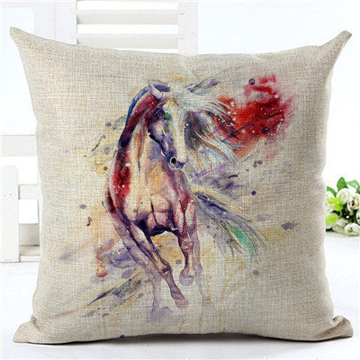 Horse pattern pillow pillowcase 12 style 45×45cm