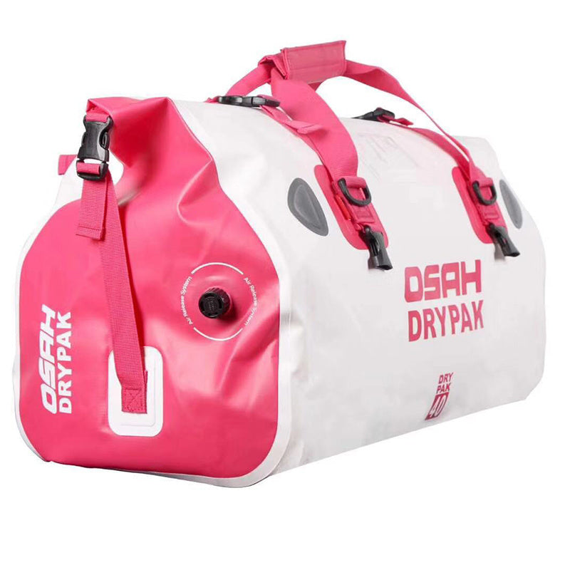 OSAH motorcycle waterproof rear bag Rose Red 40L