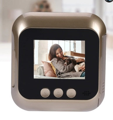 2.4 Inch Security Smart Doorbell Peephole Camera Electronic Cat Eye default
