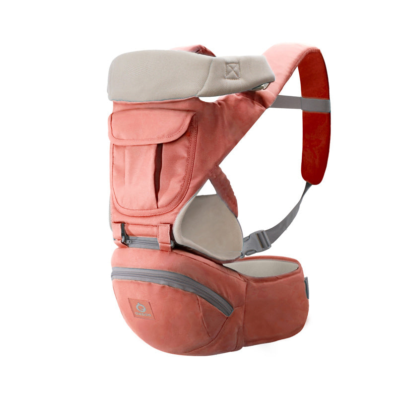 Multifunctional breathable waist stool baby carrier Orange