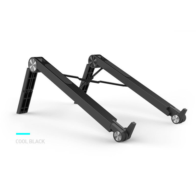 Notebook computer stand notebook folding stand Black