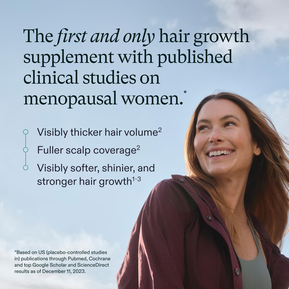 Nutrafol Women's Balance Hair Growth Supplements, Ages 45 and Up, Clinically Proven for Visibly Thicker Hair and Scalp Coverage, Dermatologist Recommended - 1 Month Supply