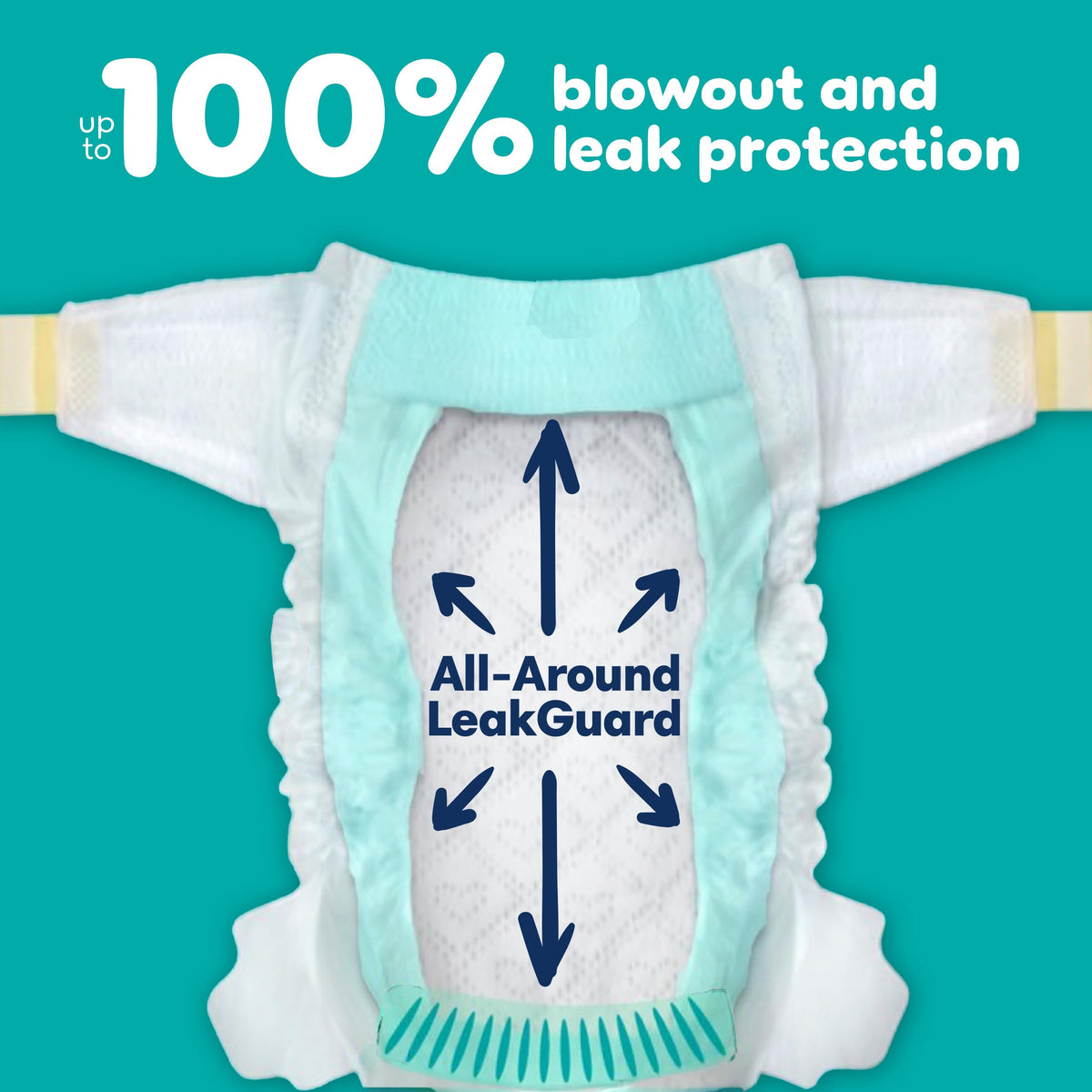 Pampers Baby Diapers - Swaddlers - Size 5, 132 Count, Ultra Absorbent Disposable Infant Diaper