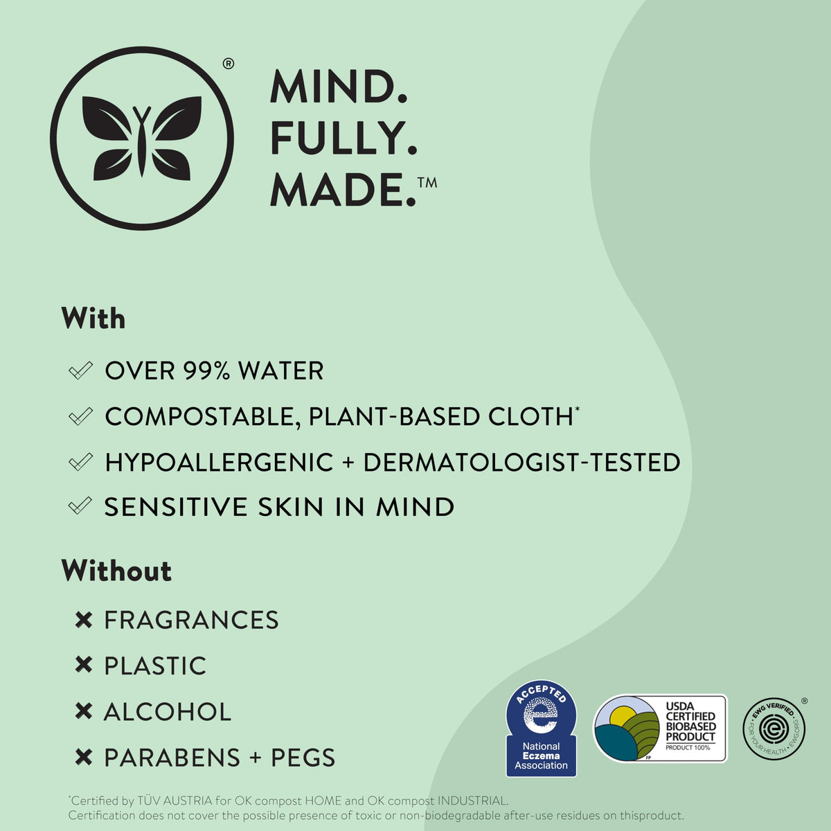 The Honest Company Clean Conscious Multi-Use Wipes | Hypoallergenic + Unscented for Sensitive Skin | Over 99% Water, Compostable, Plant Based, Baby Wipes | Pattern Play, 720 Count
