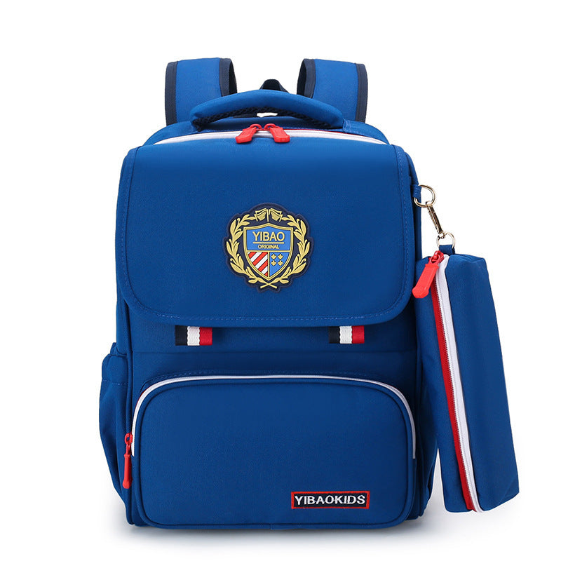 New Style Children's Schoolbag Men And Women Backpack Royal blue