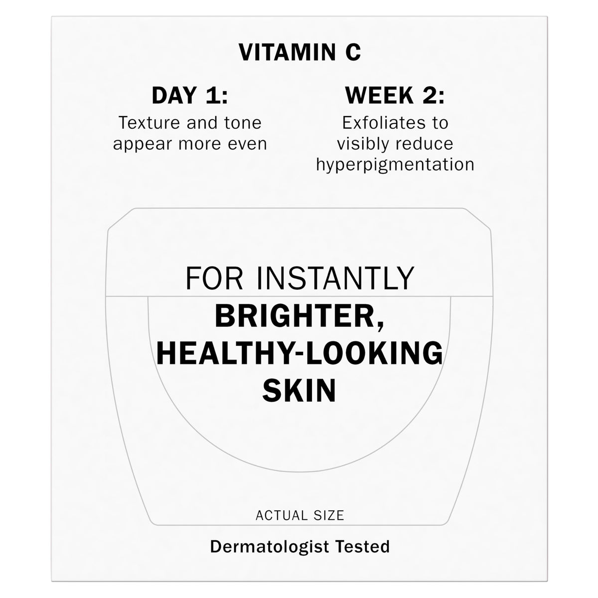 Olay Vitamin C Face Moisturizer, Brightening Cream for Women, Instant Hydration, Evens Tone, Dark Spot & Hyperpigmentation Reduction, Glowing Skin Care - Niaciniamide, Lactic Acid, 1.7 Oz
