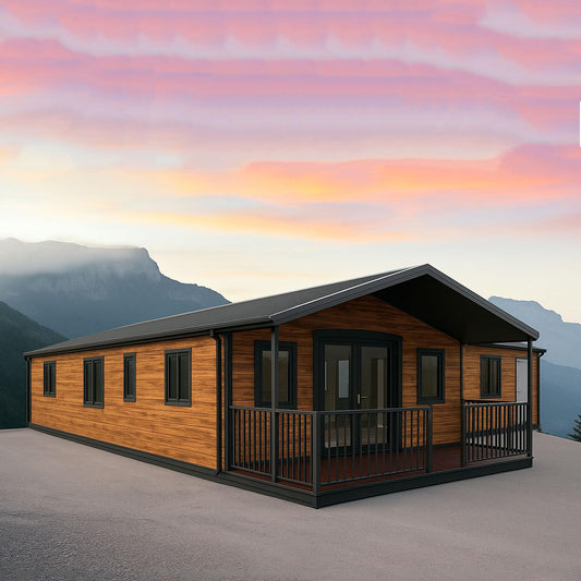 Luxury Foldable Container Home with Terrace – Portable Modular Tiny House | 1–3 Bedroom Custom Prefab House for Living, Rental & Off-Grid Use