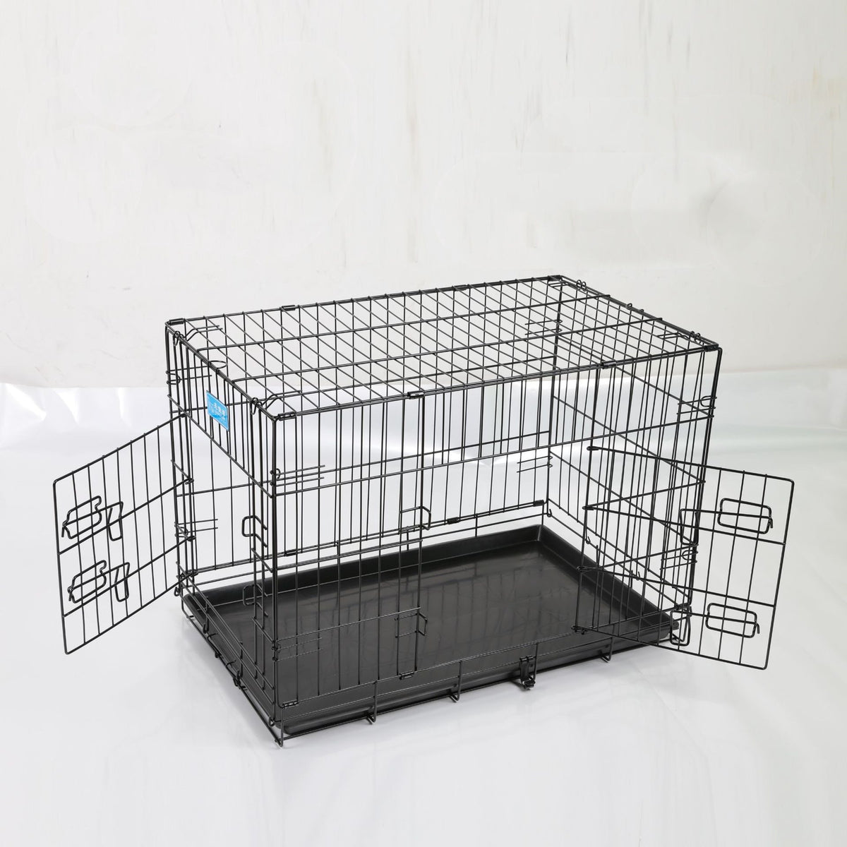 Cat Labrador Folding Wire For Large Pet Cage Black 49X28X34cm