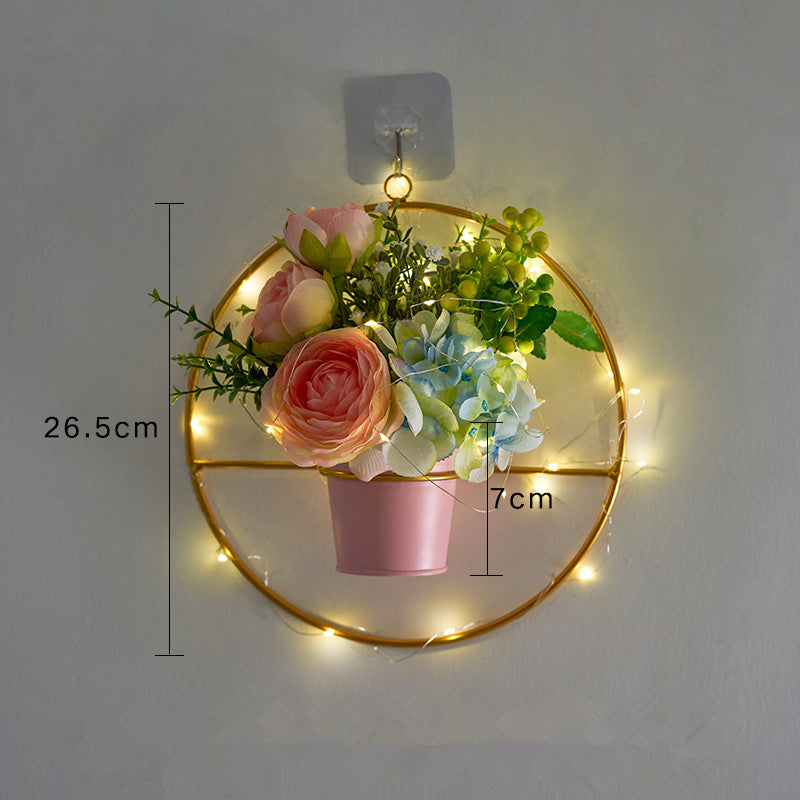 Nordic ins light luxury soft decoration with wall decoration bedroom creative furnishing set wall hanging wall decoration 17Style