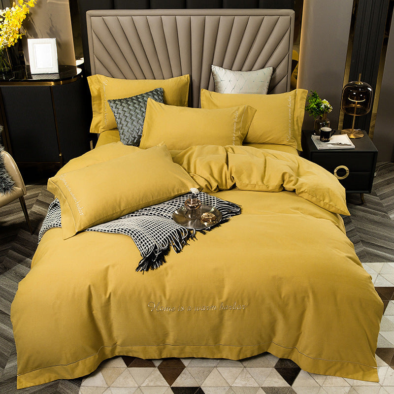 Brushed bedding Yellow