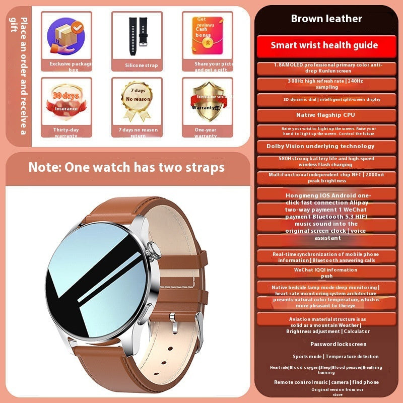 Smart Watch Bluetooth Calling Heart Rate Blood Pressure Multifunction Style6
