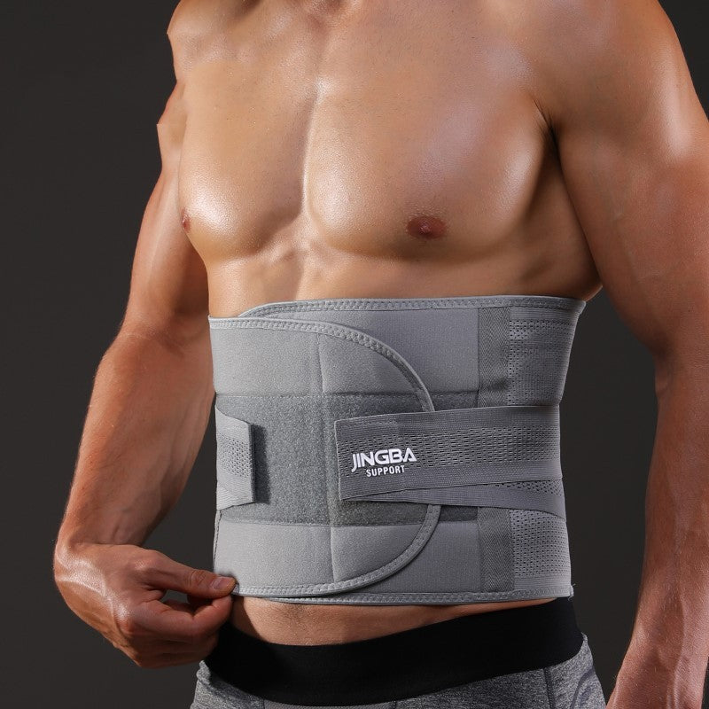 Exercise waist protection fitness equipment Grey