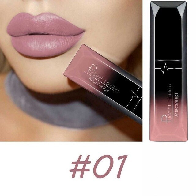 Makeup matte matte lip gloss lipstick 01color