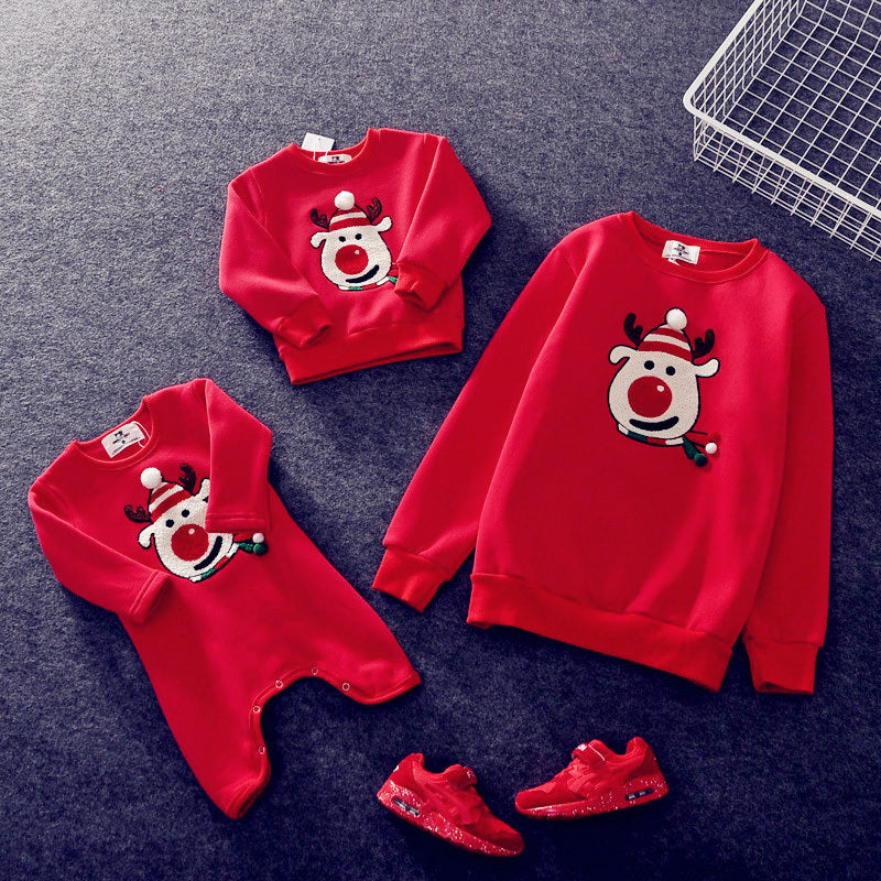 Christmas class clothes Ball deer black