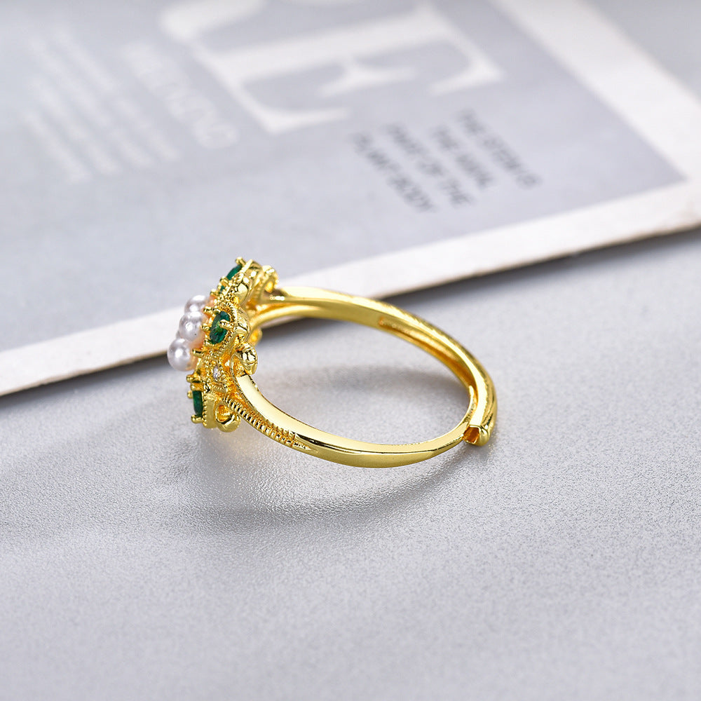 Emerald Fashion Personalized Women's Ring