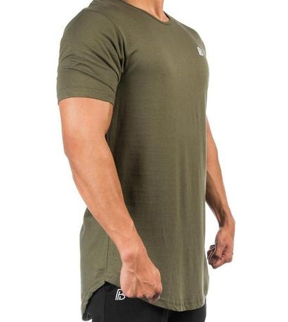 New Men Short Sleeve T Shirt Army Green