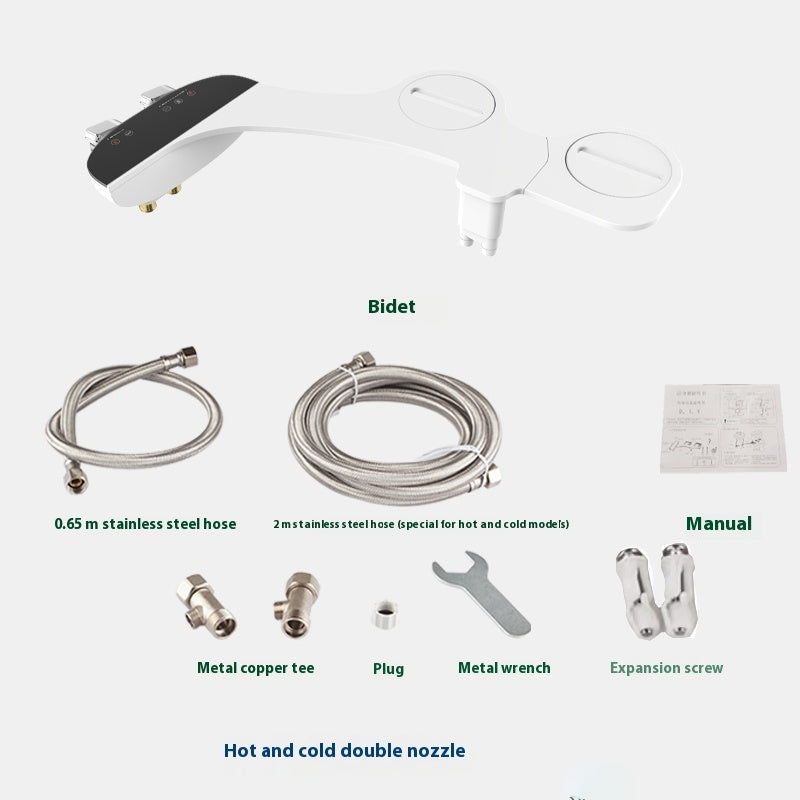 Smart Power-free Toilet Seat Cover Body Cleaner New Hot And Cold EB010