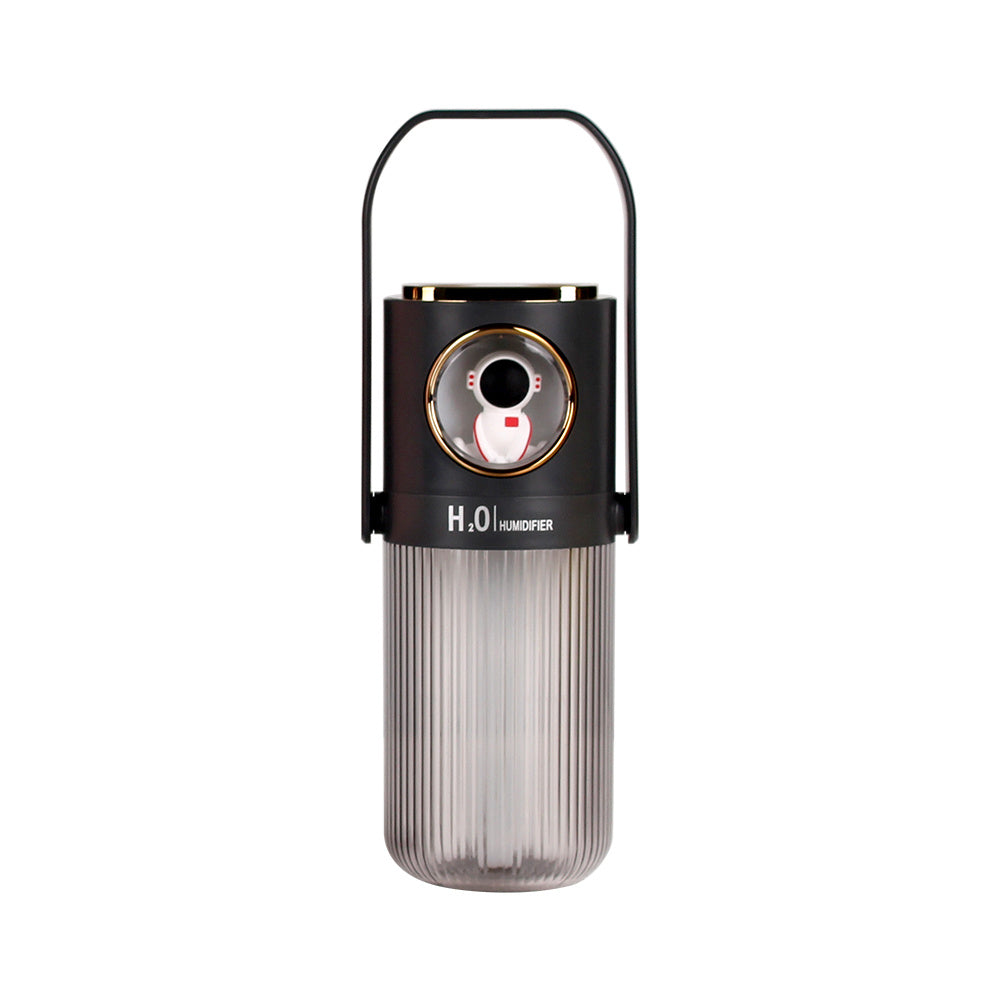 HOMEFISH 2023 New Arrival 300ml Humidifier 2000mah Battery Operation Air Humidifier For Bedroom Dark gray