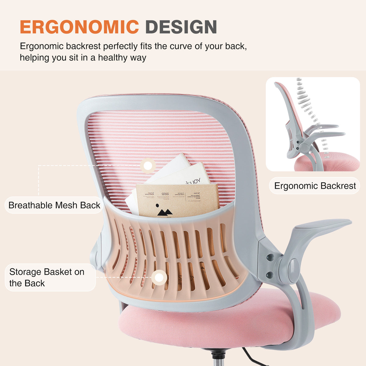Tall Office Chair For Standing Desk With Adjustable Foot Ring,Counter Height Office Chairs