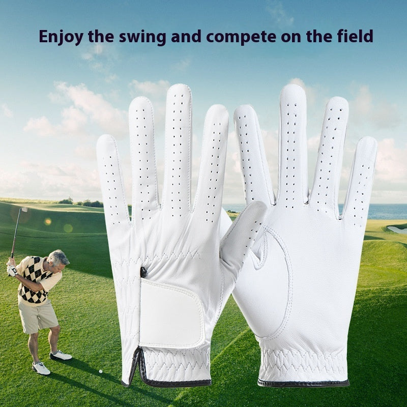 Men's Leather Breathable Non-slip Gloves