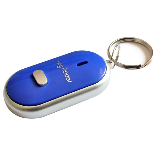 Key Finder Artifact Whistle Key Lost-proof Device Voice Control Key Finder Accessory Blue