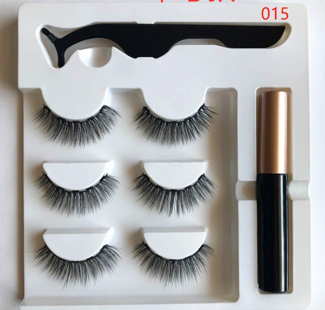 Magnetic false eyelashes 015