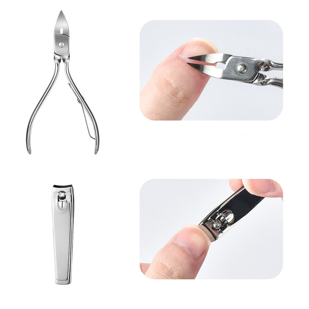 Stainless Steel Dead Skin Clipper Nail Clippers Suit