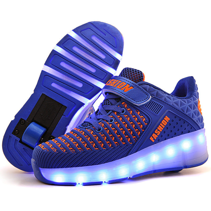 Rechargeable Heelys Children's Single Roller Skates Blue