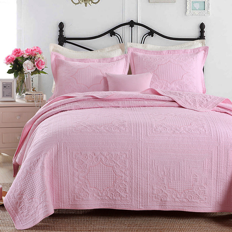 Three-piece bedding set Pink 230x250cm