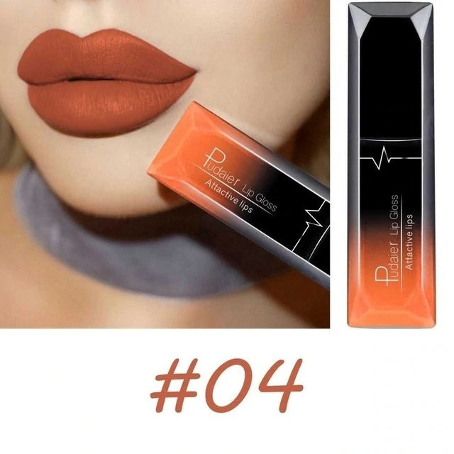 Makeup matte matte lip gloss lipstick 04color