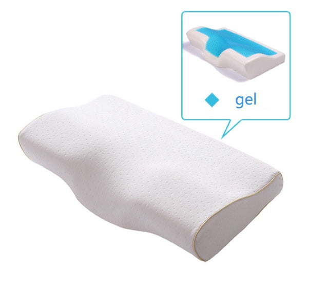 Gel pillow silicone memory pillow White With gel