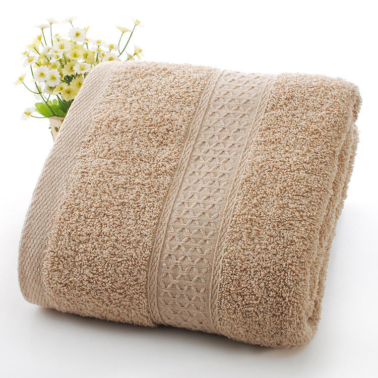 Thickened bath towel beach towel Light Brown