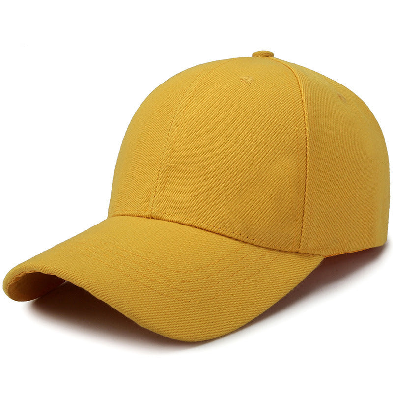 Fashion Baseball Women Hats Men Hats Caps Yellow