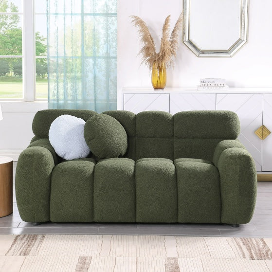 Home Upholstered Sofa Green Green