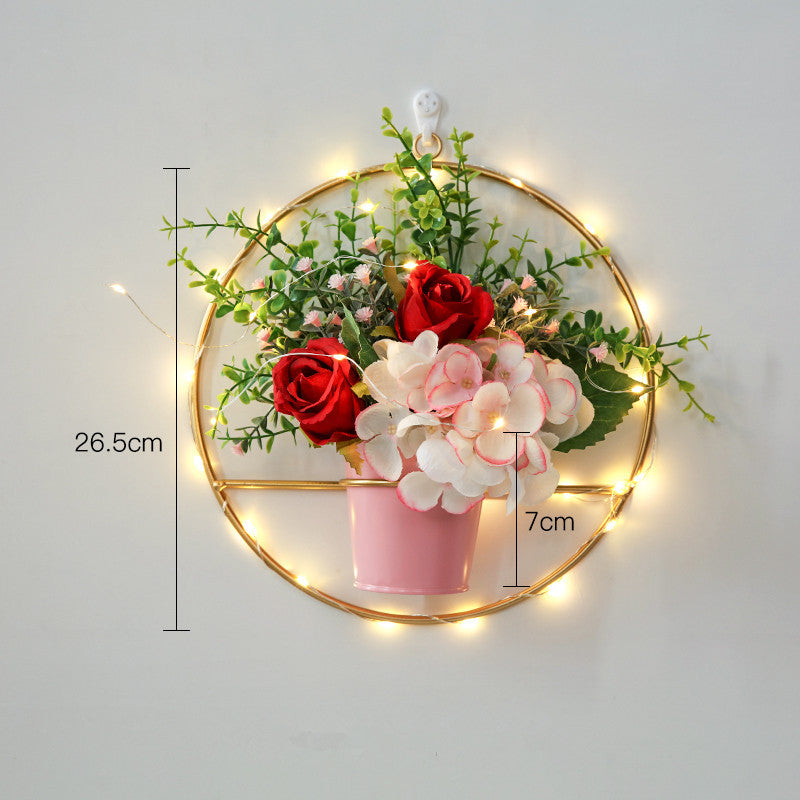 Nordic ins light luxury soft decoration with wall decoration bedroom creative furnishing set wall hanging wall decoration 22Style