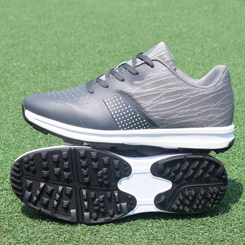 Golf Shoes Waterproof Non-slip Golf Training Shoes Grey