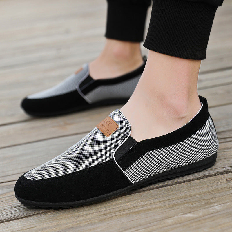 Men's Fashionable All-match Casual Board Shoes Gray