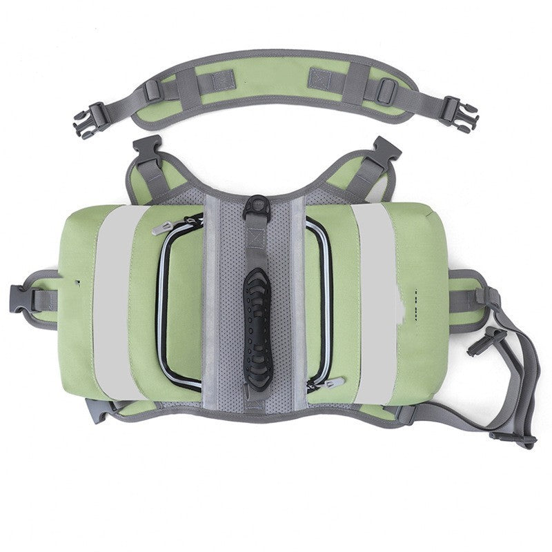 Outdoor Large Dog Backpack For Pets Light Green