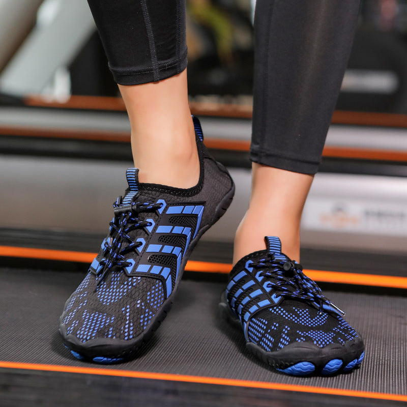 Men's And Women's Non-slip Five-finger Mountaineering Fitness Shoes D025 Sapphire Blue