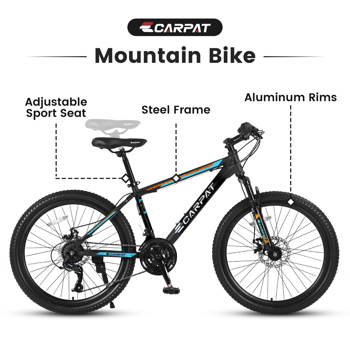 Bicycle S26102 BLACK-BLUE