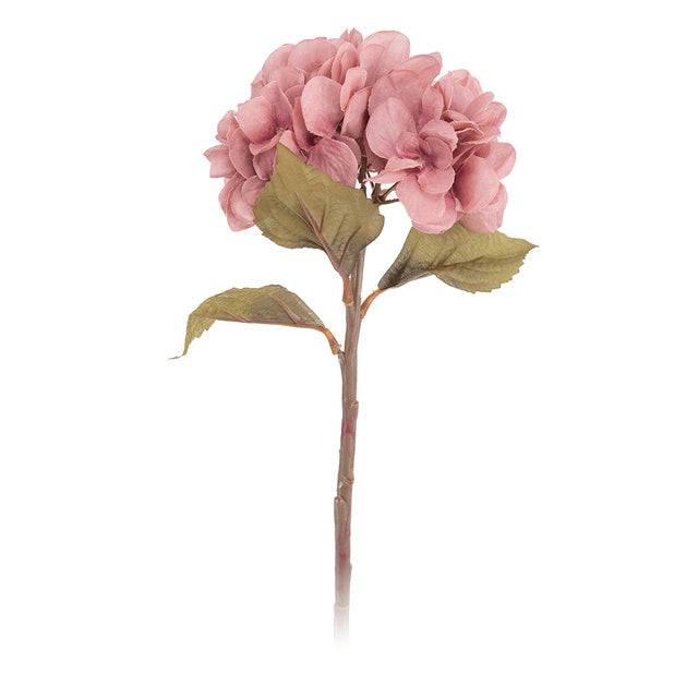 Artificial Flowers Hydrangea Branch Home Wedding Decor Autum Brown