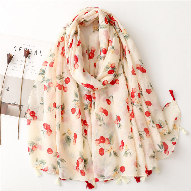 Creative Chinese Style Cotton And Linen Scarf SL2301001 180X88CM